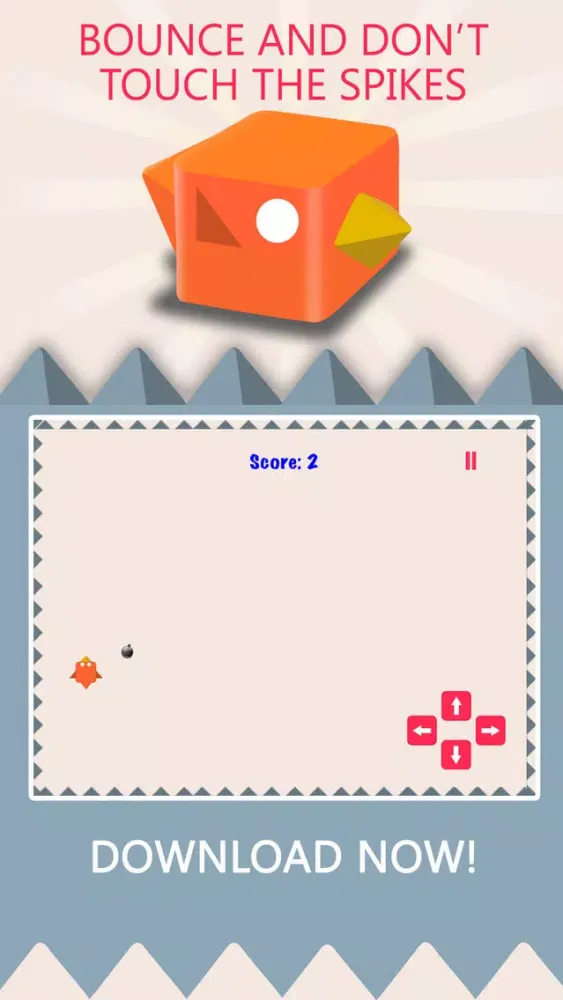 Ảnh chụp màn hình của Bounce and Don't Hit the Crazy Spikes Pro