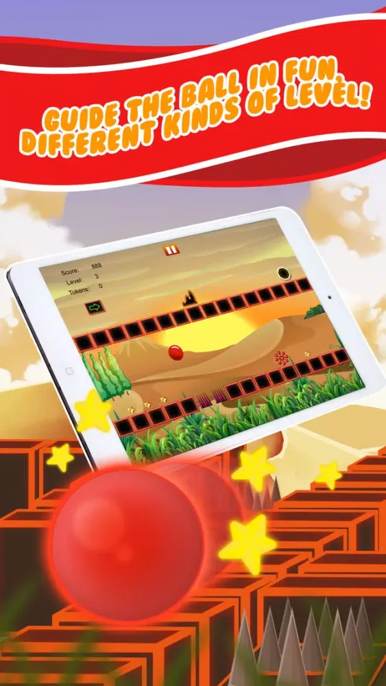 Bouncy Red Ball Fast Wipeout Screenshots