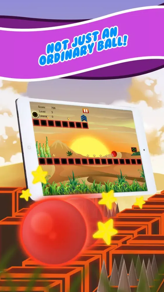 Bouncy Red Ball Fast Wipeout Screenshots