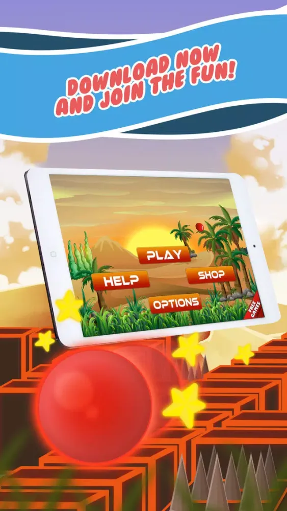 Bouncy Red Ball Fast Wipeout Screenshots
