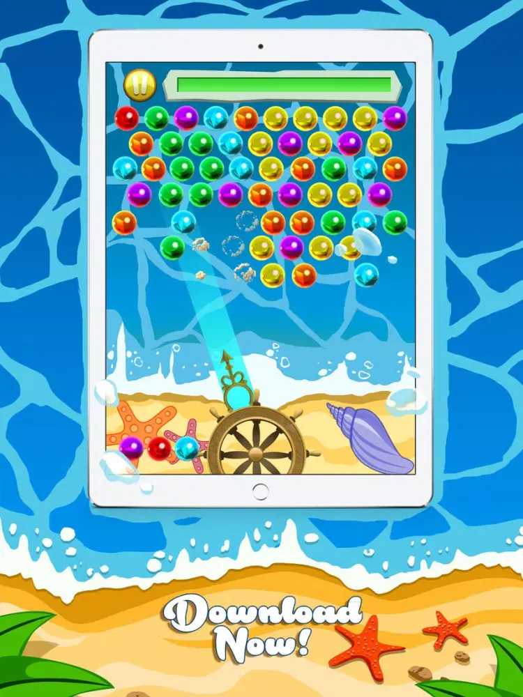 Bubble Shooter Beach Blaze Pro iPad  Ekran Görüntüleri