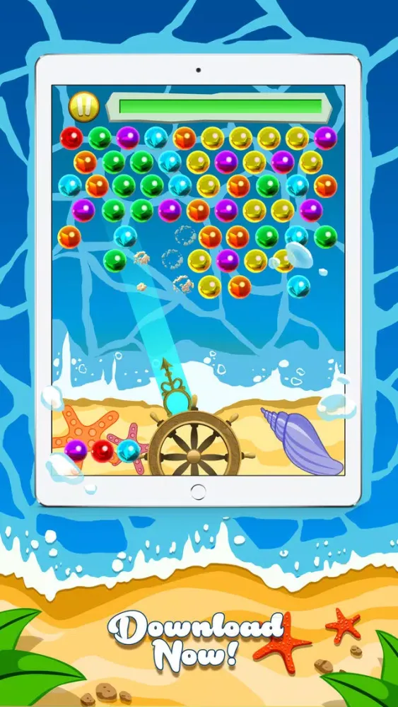 Bubble Shooter Beach Blaze Pro Ekran Görüntüleri