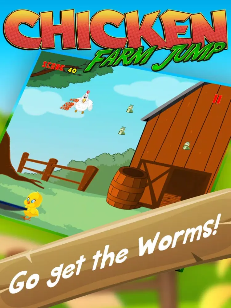 صور Chicken Farm Jump: Worm Warrior Heroes iPad 