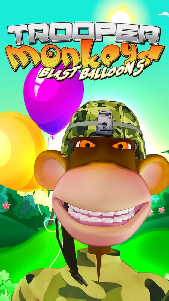 Crazy Trooper Monkeys Blast Balloons应用截图