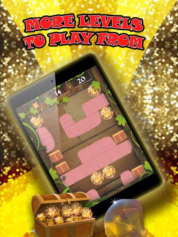 Zrzuty ekranu Diamond Gem Slide Ultimate Strategy Challenge iPad 