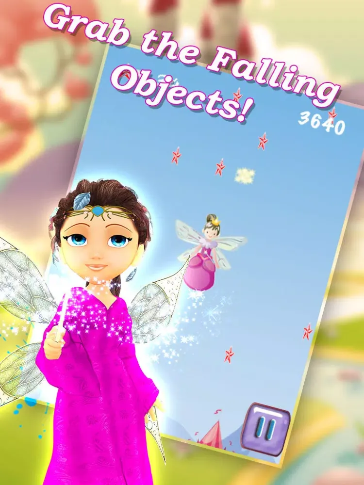 Capturas de tela do Enchanted Fairy Princess Jump: Pretty Kingdom Palace Story iPad 