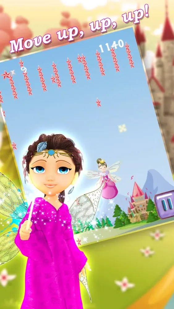 Capturas de tela do Enchanted Fairy Princess Jump: Pretty Kingdom Palace Story
