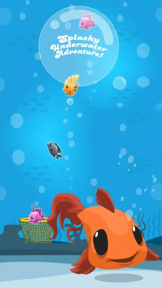 Tangkapan skrin Falling Splashy Yellow Fish: Deep Tank Dream