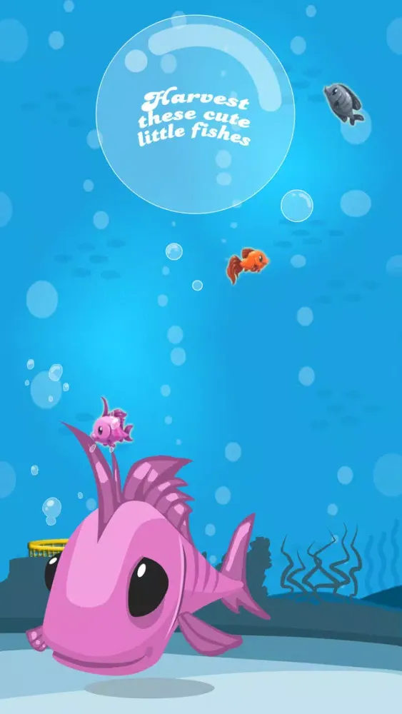 Tangkapan skrin Falling Splashy Yellow Fish: Deep Tank Dream
