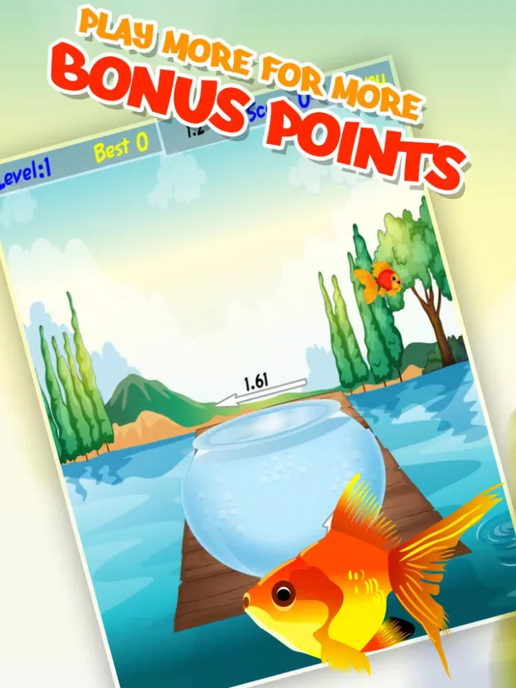 Zrzuty ekranu Hungry Fish Tank Flick: Big Night Fishing Pro iPad 