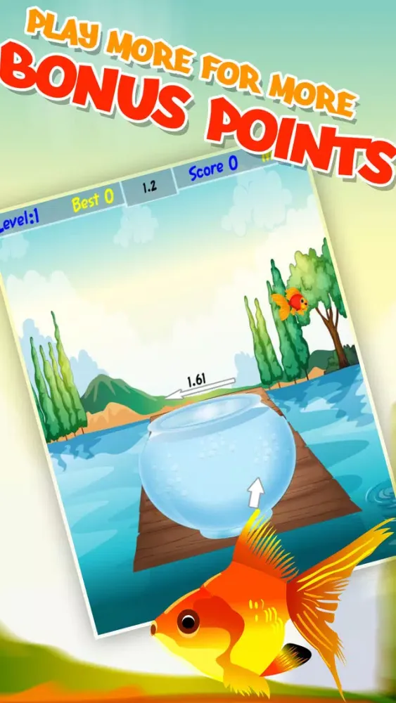 Zrzuty ekranu Hungry Fish Tank Flick: Big Night Fishing Pro