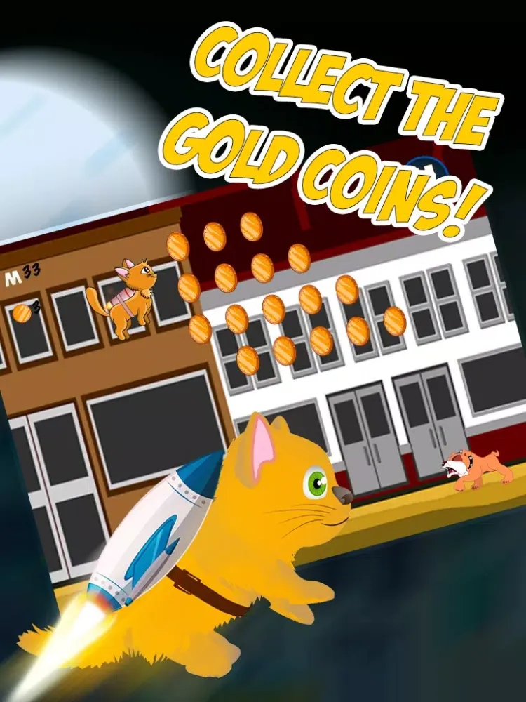 Screenshot di Jetpack Kitten City Adventure: Pet Shop Warrior iPad 