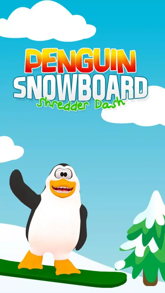 صور Penguin Snowboard Shredder Dash: Downhill Mountain Racing