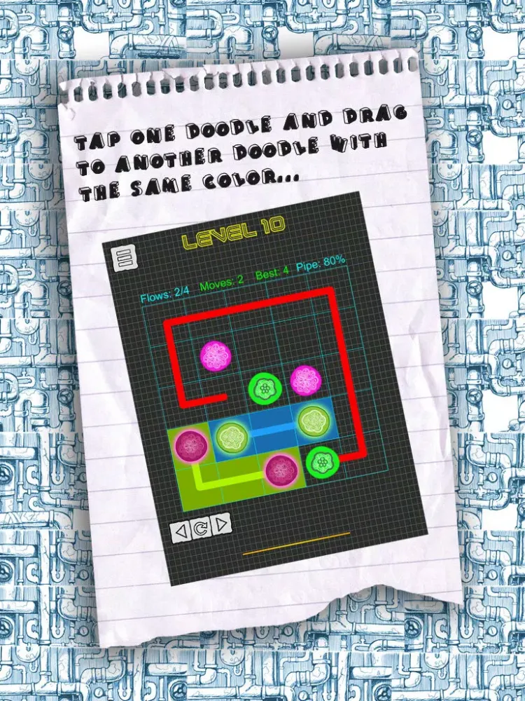 Pipe Connect Link Match: Doodle Edition iPad  স্ক্রিনশট