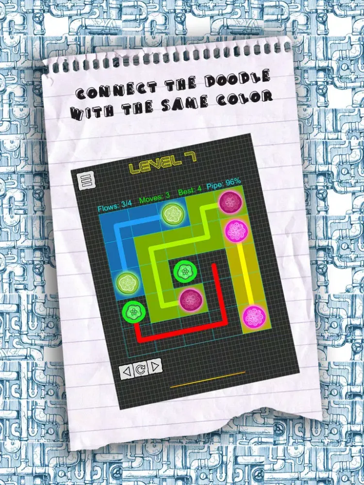 Pipe Connect Link Match: Doodle Edition iPad  স্ক্রিনশট