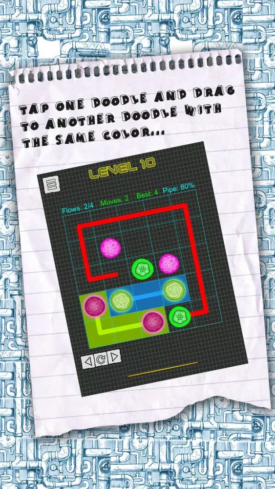Pipe Connect Link Match: Doodle Edition স্ক্রিনশট
