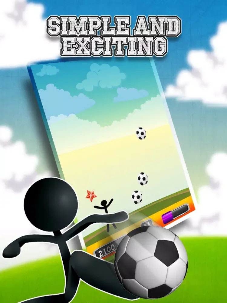 تصاویر Stickman Soccer Ball Slide: Final Escape iPad 