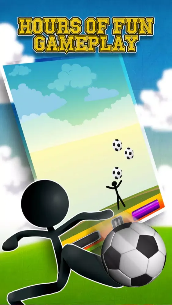 تصاویر Stickman Soccer Ball Slide: Final Escape