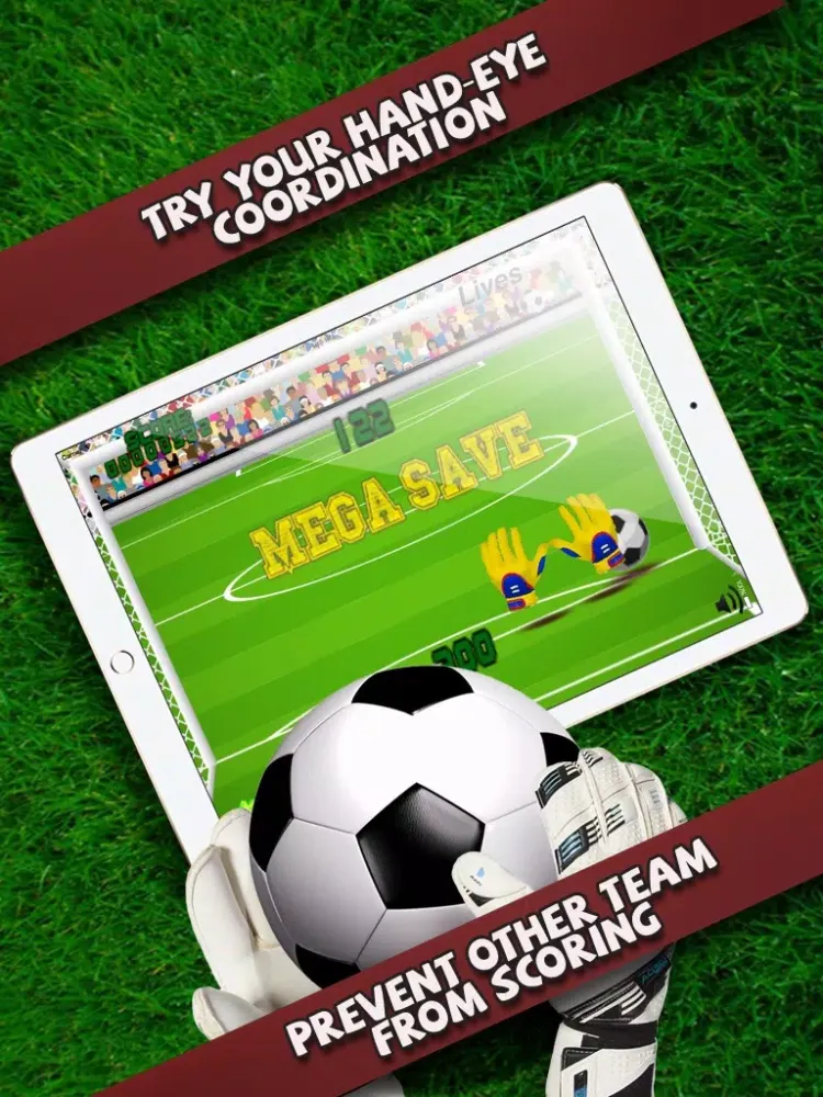 Superstar Soccer Perfect Save Showdown: Penalty Kick Big Shootout iPad  Ekran Görüntüleri