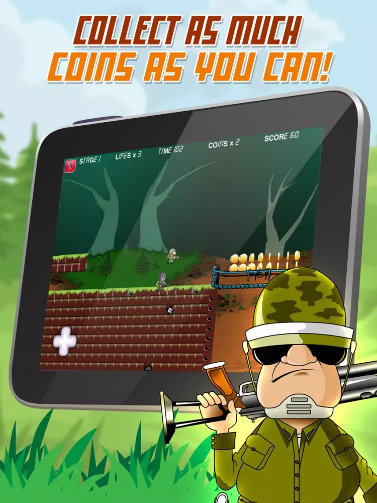 Tangkapan layar Super Troopers Jungle Army Adventures Pro iPad 