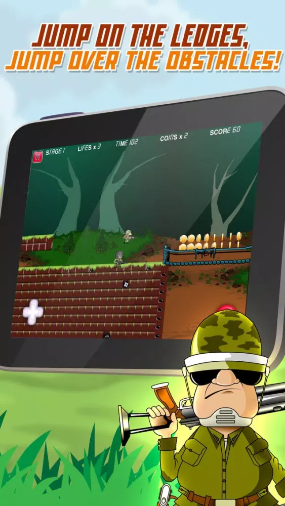 Tangkapan layar Super Troopers Jungle Army Adventures Pro