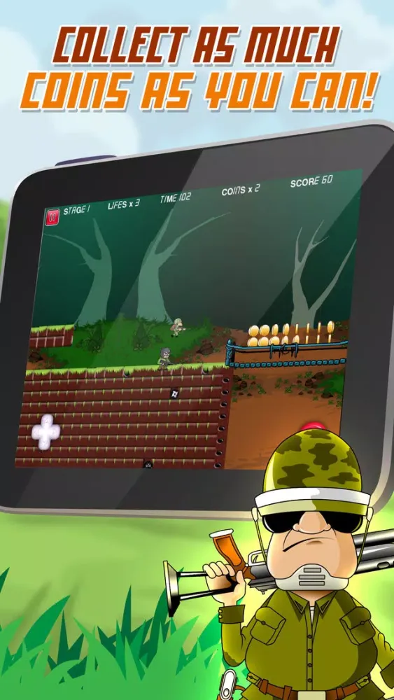 Tangkapan layar Super Troopers Jungle Army Adventures Pro