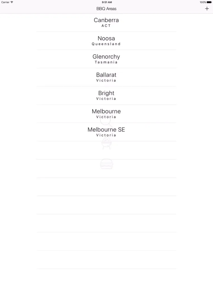 BBQ Finder - Search for BBQs in Australia iPad  Screenshots
