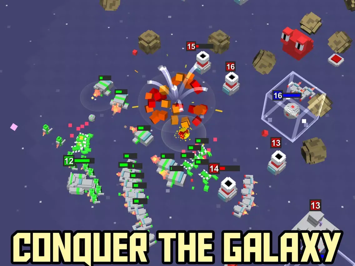 Tangkapan layar Cosmic Fleets iPad 
