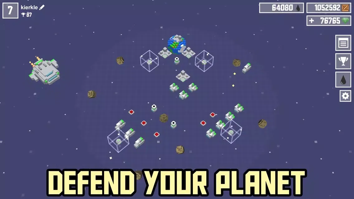 Tangkapan layar Cosmic Fleets