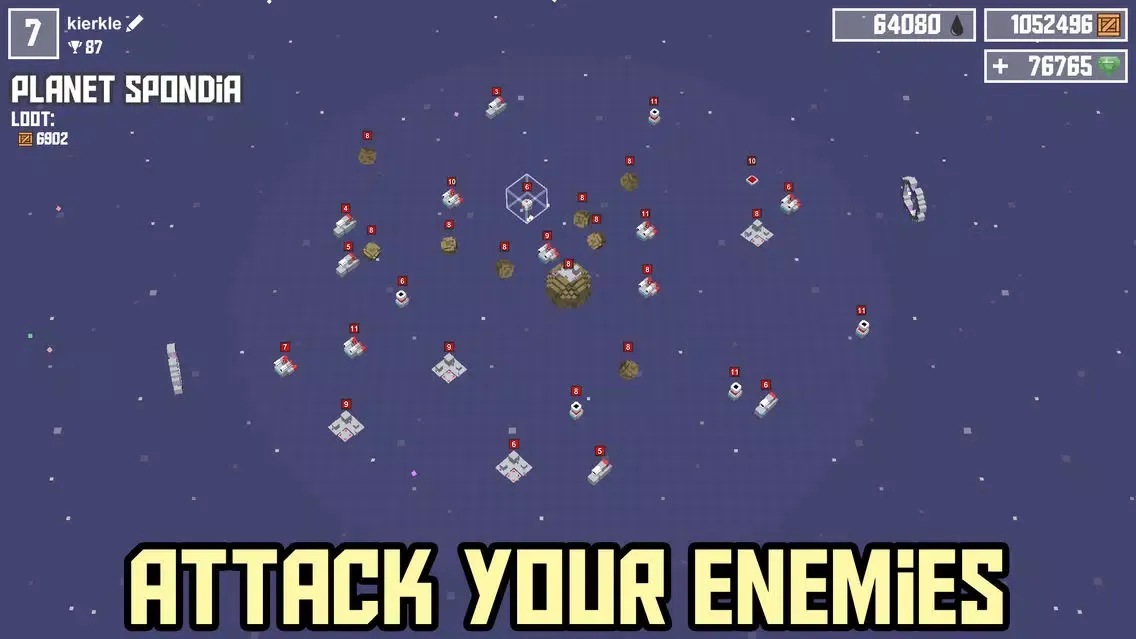 Tangkapan layar Cosmic Fleets
