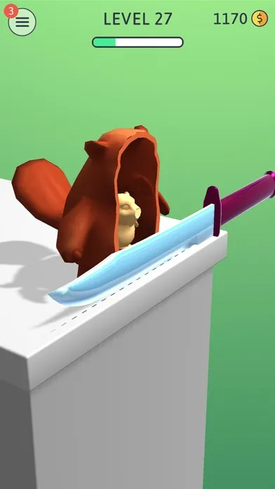 Zrzuty ekranu ASMR Slicing