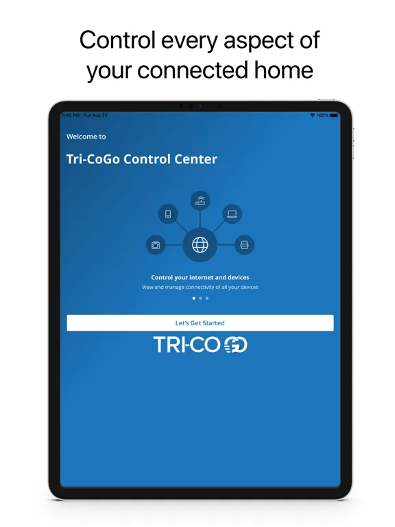 Zrzuty ekranu Tri-CoGo Control Center iPad 
