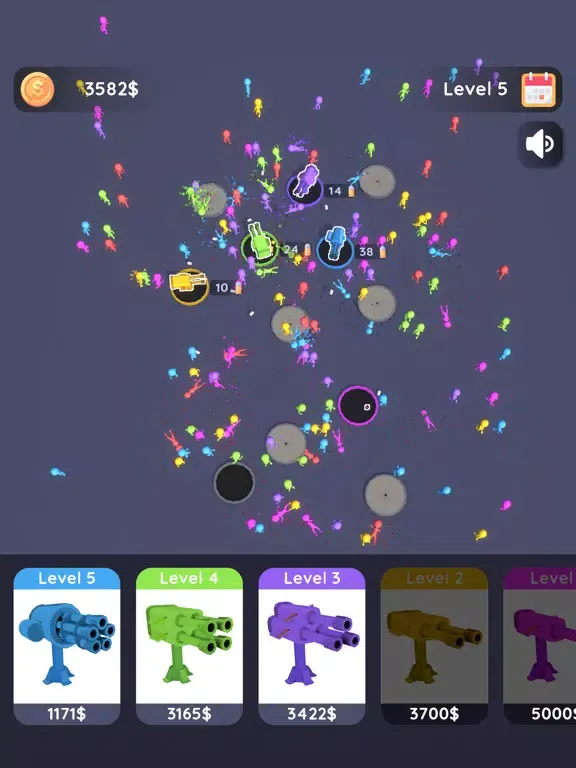 Screenshot di Stickmen Cleanup 3D iPad 