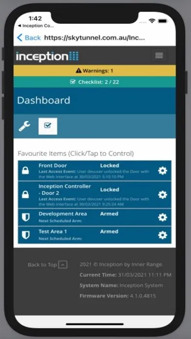 Inception Connect Lite سکرین شاٹس