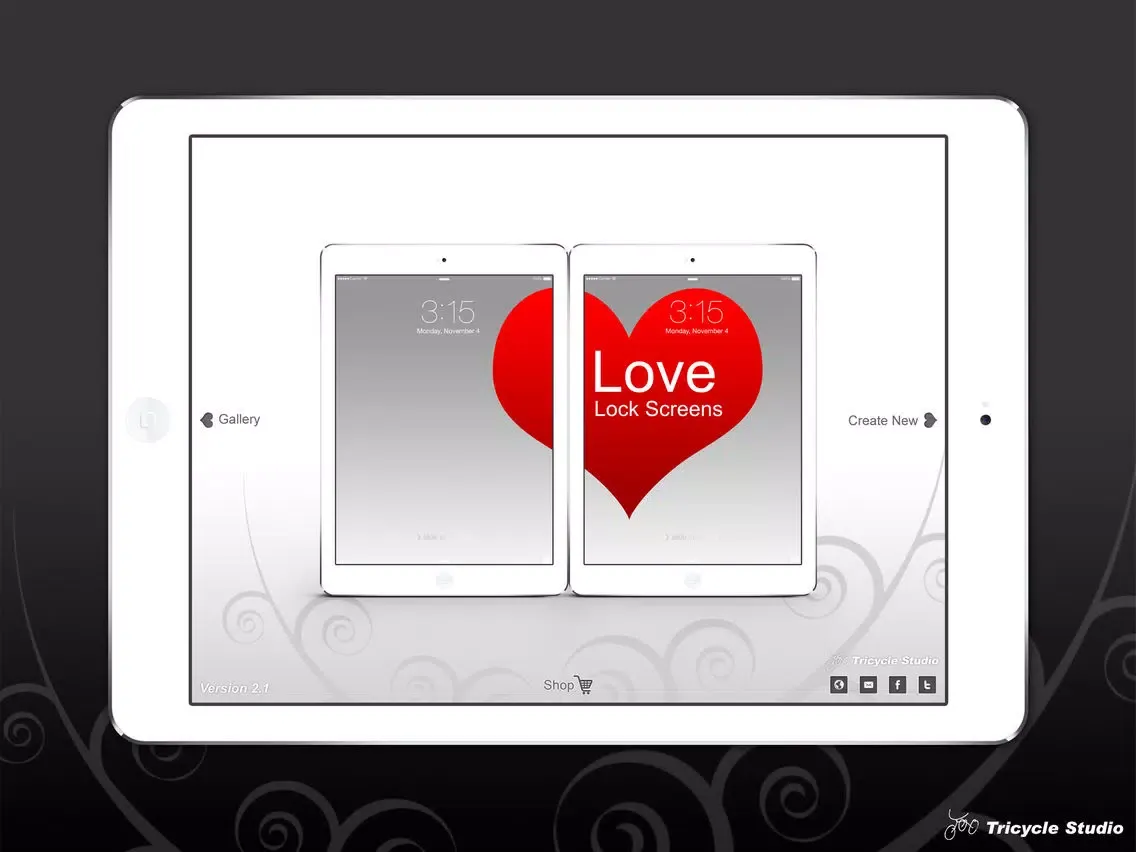 Captures d'écran de Love Lock Screens iPad 