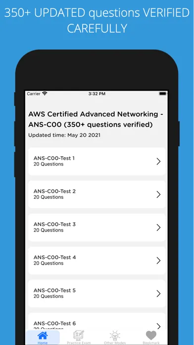 Captures d'écran de AWS Cert Advanced Networking