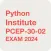 Python Institute PCEP-30-02