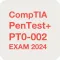 CompTIA PenTest+ PT0-002 2024