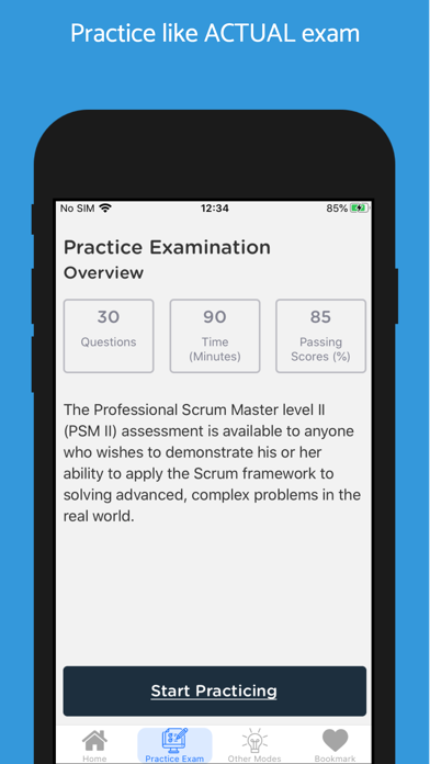 Professional Scrum Master II应用截图