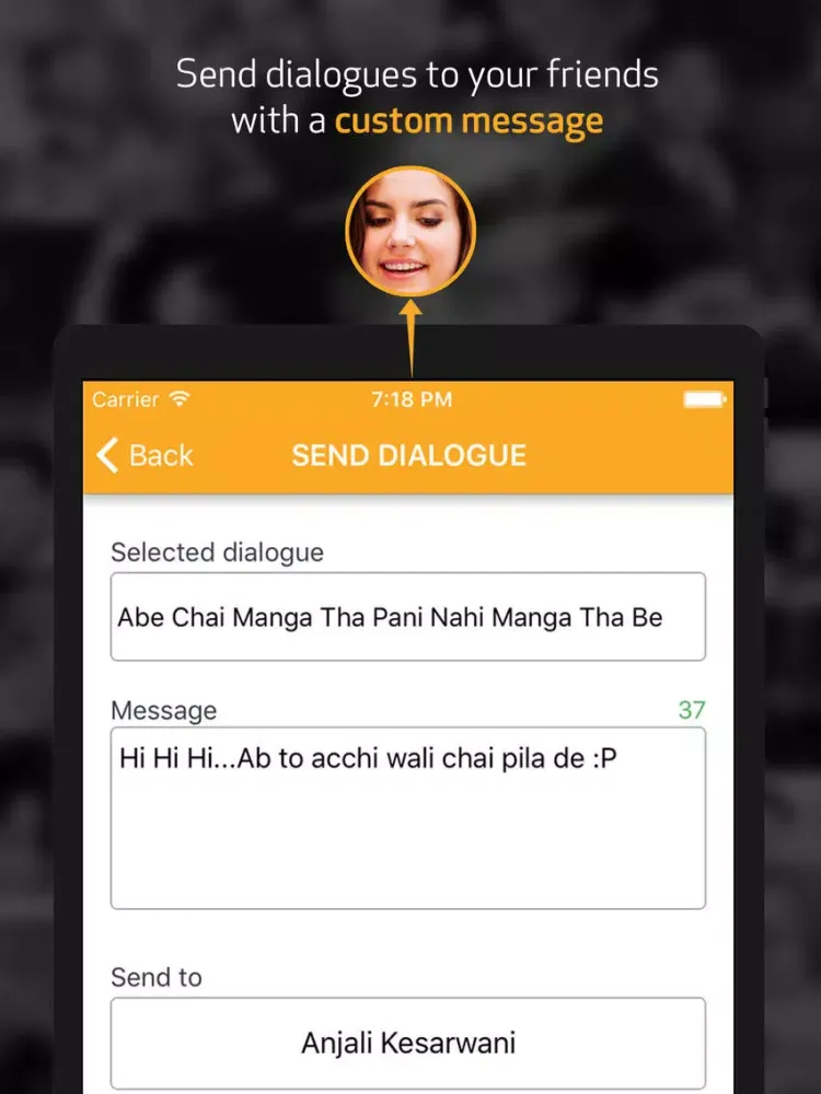 Captures d'écran de iDialogue ~ Bollywood style iPad 