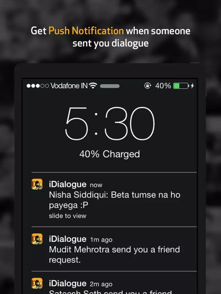Captures d'écran de iDialogue ~ Bollywood style iPad 