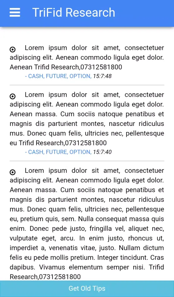 Trifid Research Screenshots