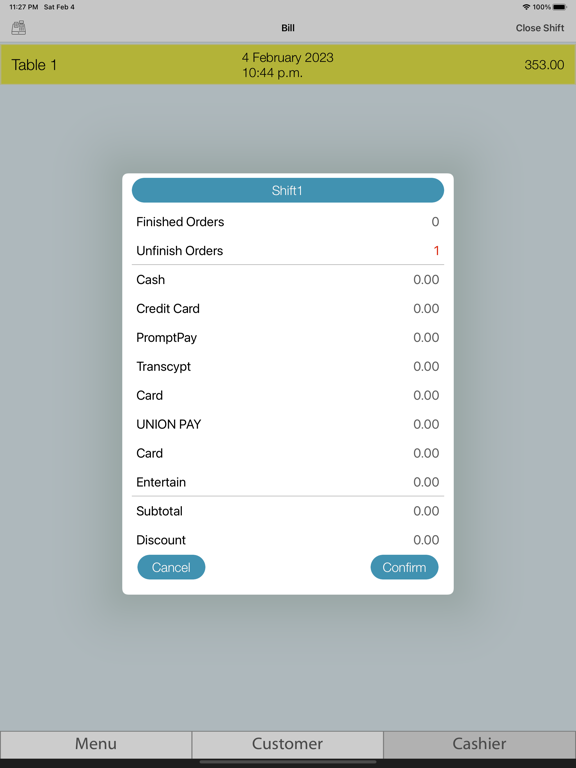 Скриншоты PHOENIX POS - CardPlus iPad 