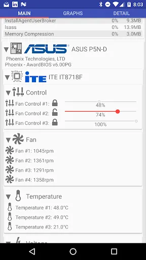 Remote System Monitor应用截图