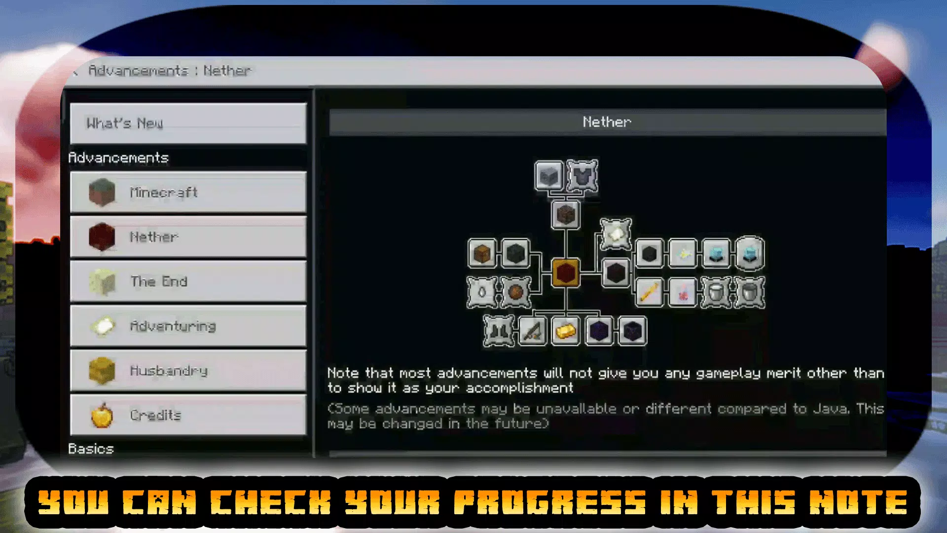 Achievements for minecraft pe Screenshots2