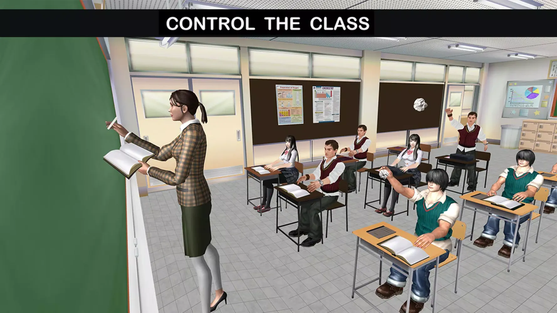 Screenshot di School Intelligent Teacher 3D