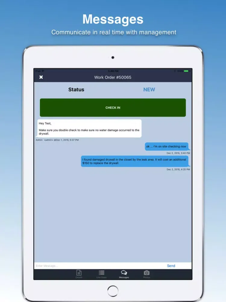 ภาพหน้าจอของ SimpleFM - Facility Management Tools iPad 