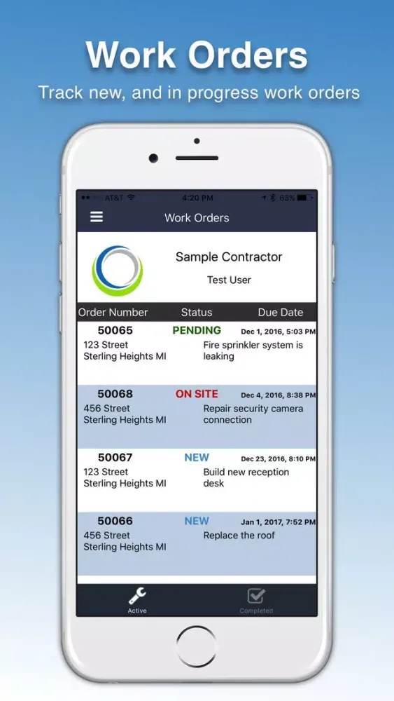 ภาพหน้าจอของ SimpleFM - Facility Management Tools