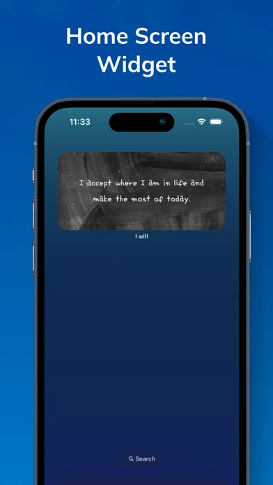 Zrzuty ekranu I will - Positive Affirmations