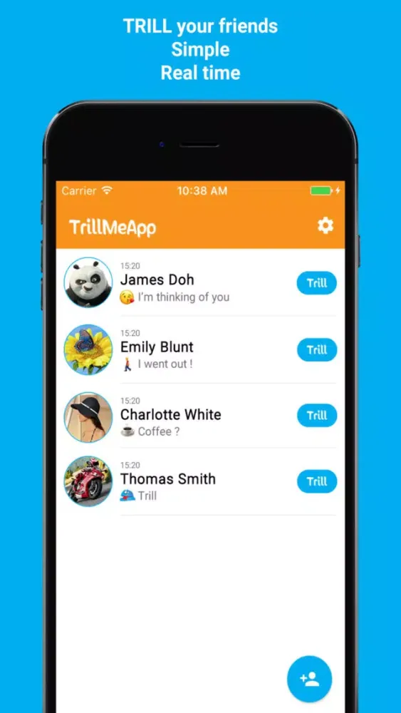 TrillMeApp سکرین شاٹس